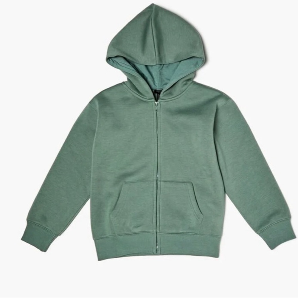 Forever 21 Sage Zip Up Hoodie ~kids~